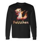 Fat Christmas Ferret For Him Langarmshirts