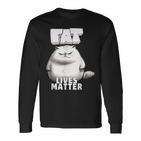 Fat Lives Matter Lustig Mollig Langarmshirts