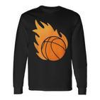 Fire Basketball Langarmshirts