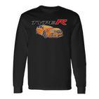 Fk8 Civic Type R Retro Style Langarmshirts