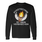 Football Fan Saying Pyrotechnik Ist Keinerbrech Langarmshirts