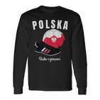 Football Jersey Polska Flag Poland Flags Football Jersey Langarmshirts