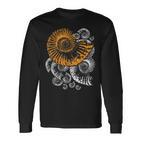 Fossil Paleontologist Ammonite Langarmshirts