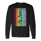 Freddie Rock Singer Music Langarmshirts