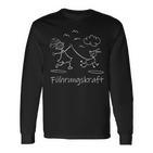 Führungskraft Dog Dog Owner Walking Langarmshirts