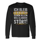 Christmas Ich Bleib So Wie Ich Bin Bin Ich Bleib Langarmshirts