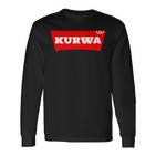 For Poland Kurwa Langarmshirts