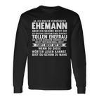 Ja Ich Bin Ein Schöhnter Ehemannalentine's Day Slogan Langarmshirts