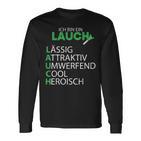 Lauch Ich Bin Ein Lauch Sport Fitness Langarmshirts