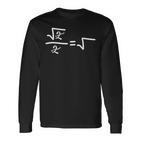 Maths Nerd Root 2 Geeks Langarmshirts