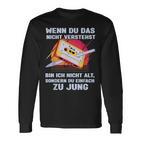 Saying Band Salad 80S 90S Retro Cassette Langarmshirts