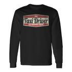 Sayingintage Taxi Driver Langarmshirts