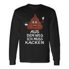 Furzen Pupsen Aus Dem Weg Ich Muss Kacken Langarmshirts