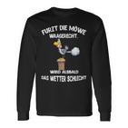 Furzt Die Möwe Waagercht Nordic German Humour Langarmshirts