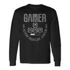 Gamer Age Nicht Sie Levelnideo Player Gamer Gamer Gamer Langarmshirts