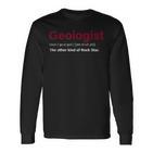 Geologist Die Andere Typon Rockstar Geology Langarmshirts