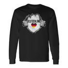 German National Flag Ich Liebe Deutschland Langarmshirts