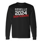 Gesellen Abschlussprüfung Bestanden Gesellenprüfung Geselle Langarmshirts