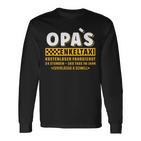 Grandpa's Taxi Enkeltaxi Chauffeur Auto Fahren Bringen Und Holen Langarmshirts