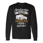 Großartige Männer Werden Zum Papa Beförderen Father Langarmshirts