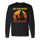 Im Grunde Ist Mir Alles Scheiß Egal Langarmshirts