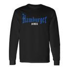 Hamburg Boys' With Lettering Hansestadt S Langarmshirts