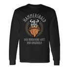 Hammersbaldiking God Of Impatience Langarmshirts