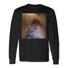 Hamster Starrt In Die Front Camera I Internet Hamster Meme Langarmshirts