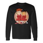 Hanamichi Sakuragi And Kaede Rukawa Langarmshirts