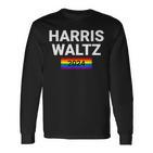 Harris Waltz 2024 Gay Pride Lgbt Wahl Harris Waltz 2024 Langarmshirts