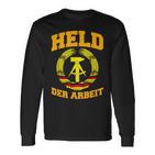 Held Der Arbeithammer & Compass Ddr Symbol Langarmshirts