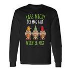 Herbst Lass Mich Ich Mag Wichtel Langarmshirts