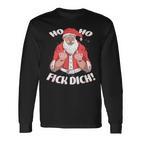 Ho Ho Fick Dich Christmas I Anti Christmas Langarmshirts