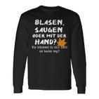 Hobby Gardener Blasgen Sugen Oder Mit Der Hand Langarmshirts