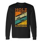 Holzflüsterer Retro Lumberjack intage Slogan Langarmshirts