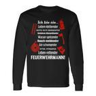 Ich Bin Ein Feuerwehrmannoluntary Fire Brigade Ich Bin Ein Langarmshirts