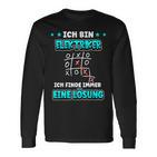 Ich Bin Elektriker Ich Finde Immer Eine Lösheit Ich Bin Elektriker Ich Finde Langarmshirts