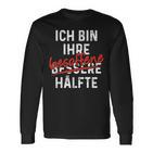 Ich Bin Ihre Besoffene Hälfte Lustiger Spruch Langarmshirts