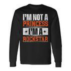 Ich Bin Keine Prinzessin Ich Bin Ein Rockstar Langarmshirts