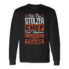 Ich Bin Stolzer Chef Einer Ungeheuer Fantastischen Teams S Langarmshirts