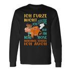 Ich Furze Nicht Ich Whisperer Nur Pupsende Cow Langarmshirts