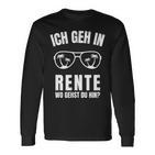 Ich Geh In Rente 2023 Retirement Langarmshirts