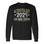 Ich Habe Fertig Rente Retirement Langarmshirts