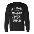 Ich Habe Keine Macken Das Sind Alles Special Effects Perfect Langarmshirts