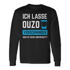 Ich Lassen Ouzoerschwinden Schnaps Greece Langarmshirts