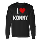 Ich Liebe Konny Langarmshirts