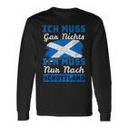 Ich Muss Nur Nach Scotland I Must Not Be In English Langarmshirts