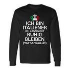 Italyaffanculo Italia Italian Italian Langarmshirts