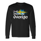 Jag Älsker Dig Sverige Sweden Holiday And Camping Langarmshirts