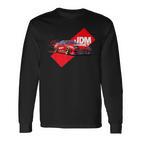 Jdm Drift Car Retro Japan Nippon Tuning Langarmshirts